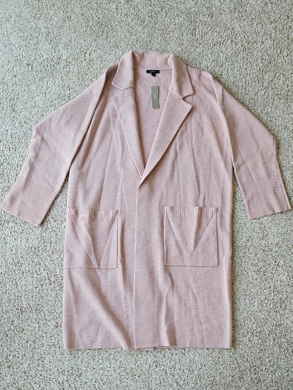 J. Crew Blossom Ella Sweater Blazer M, PinkSleek and streamlined, J.Crew offers - Picture 3 of 9